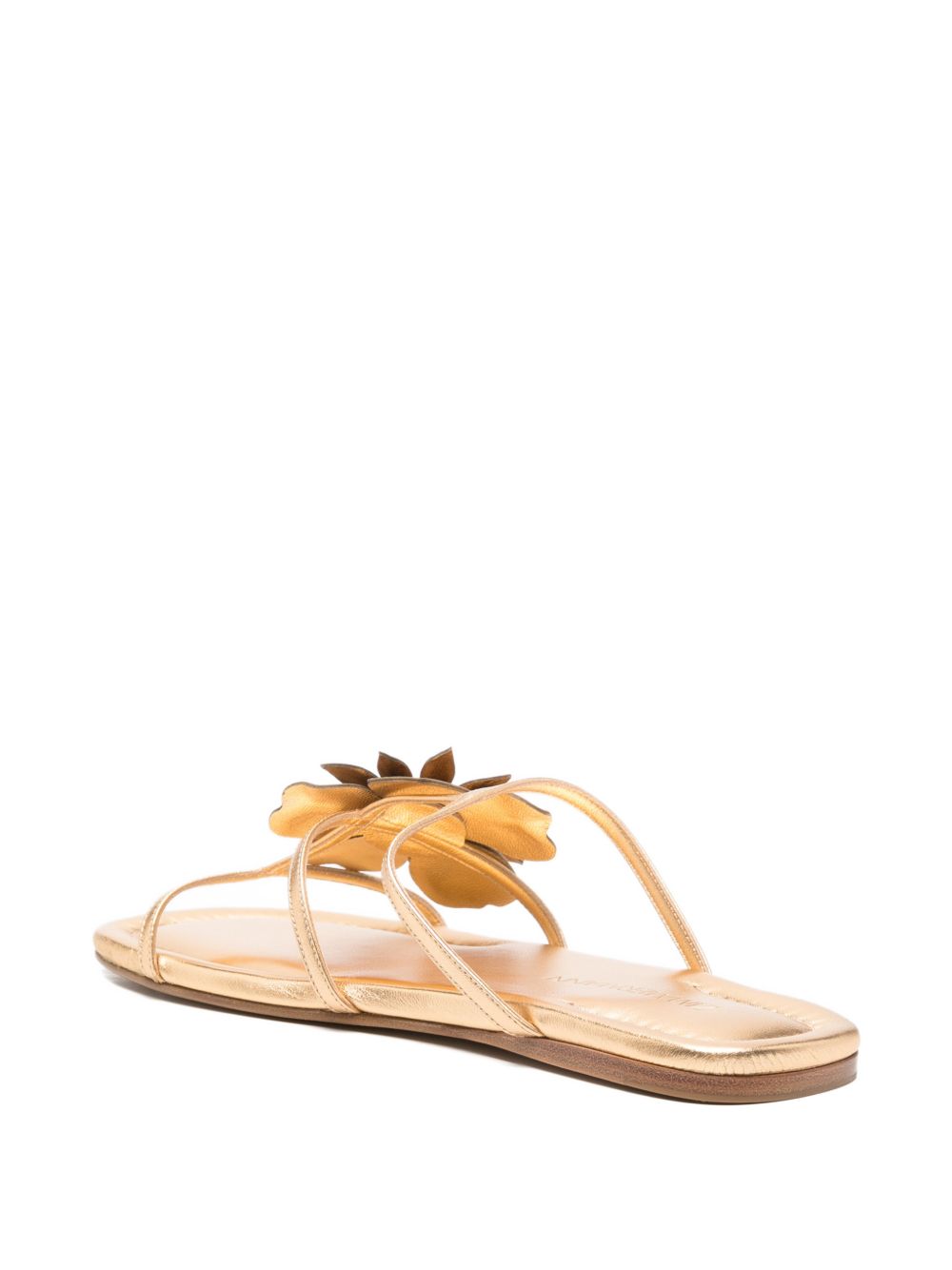 Zimmermann Women Belara Leather Slide Sandals ZIMMERMANN