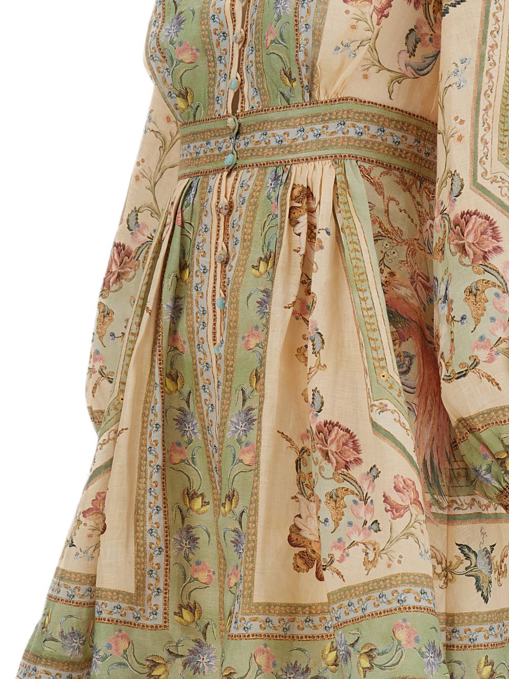 Zimmermann Women Roselight Linen Mini Dress ZIMMERMANN