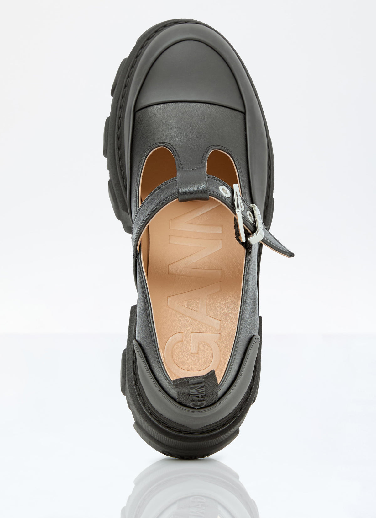 Ganni Women Cleated Mary-Jane Shoes GANNI