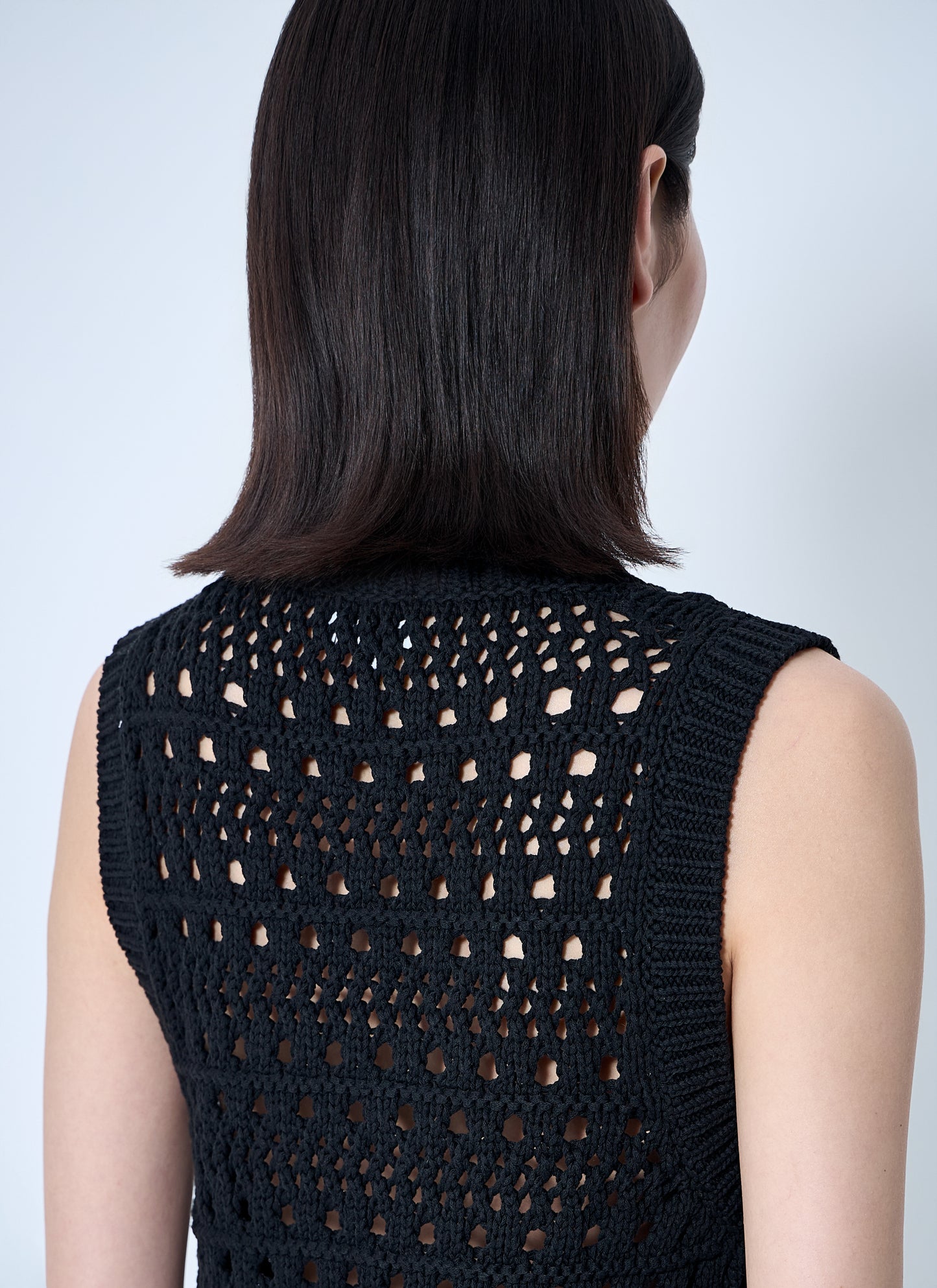 Ganni Women Logo Patch Vest GANNI