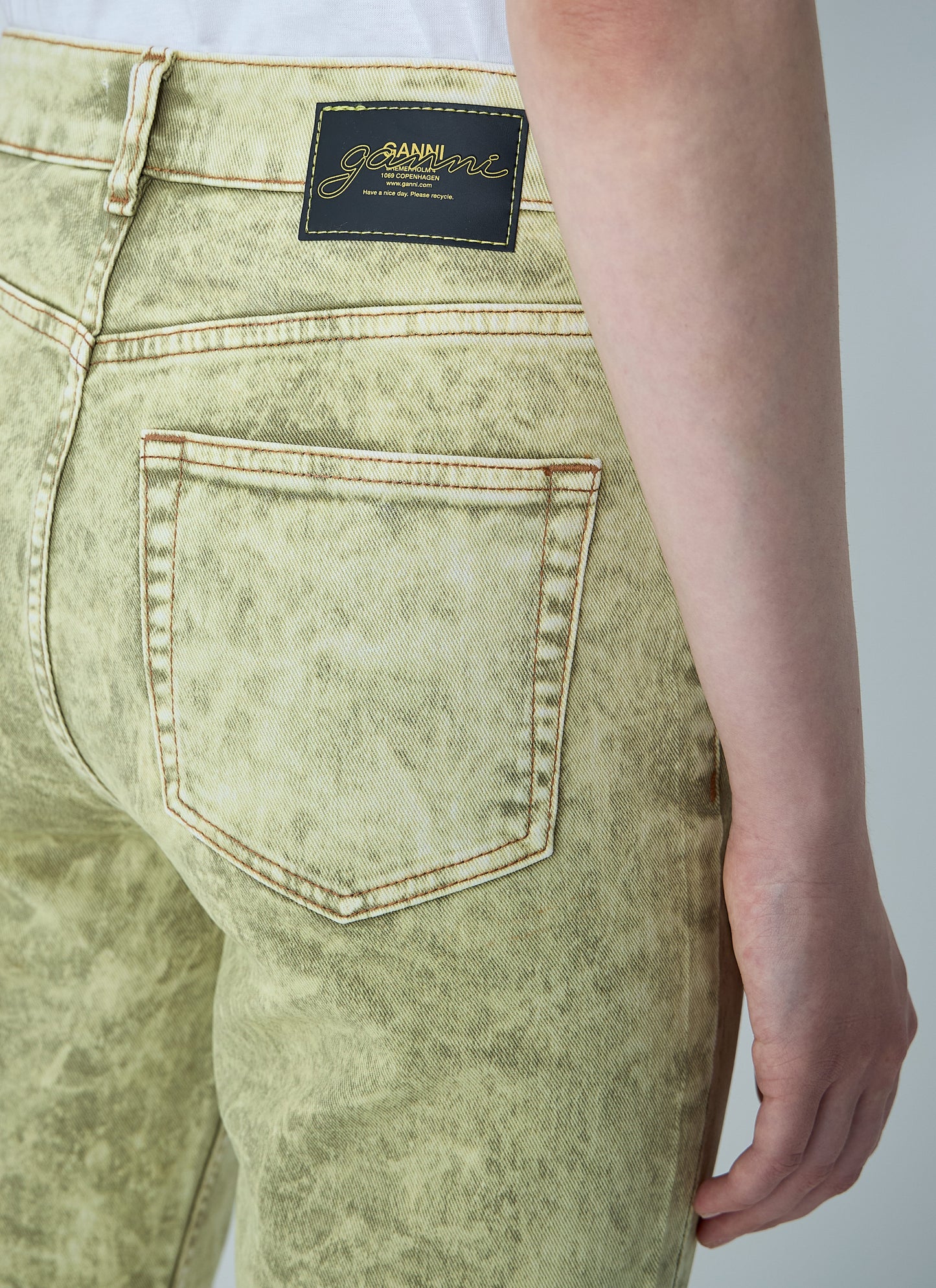 Ganni Women Foil Overdyed Jeans GANNI