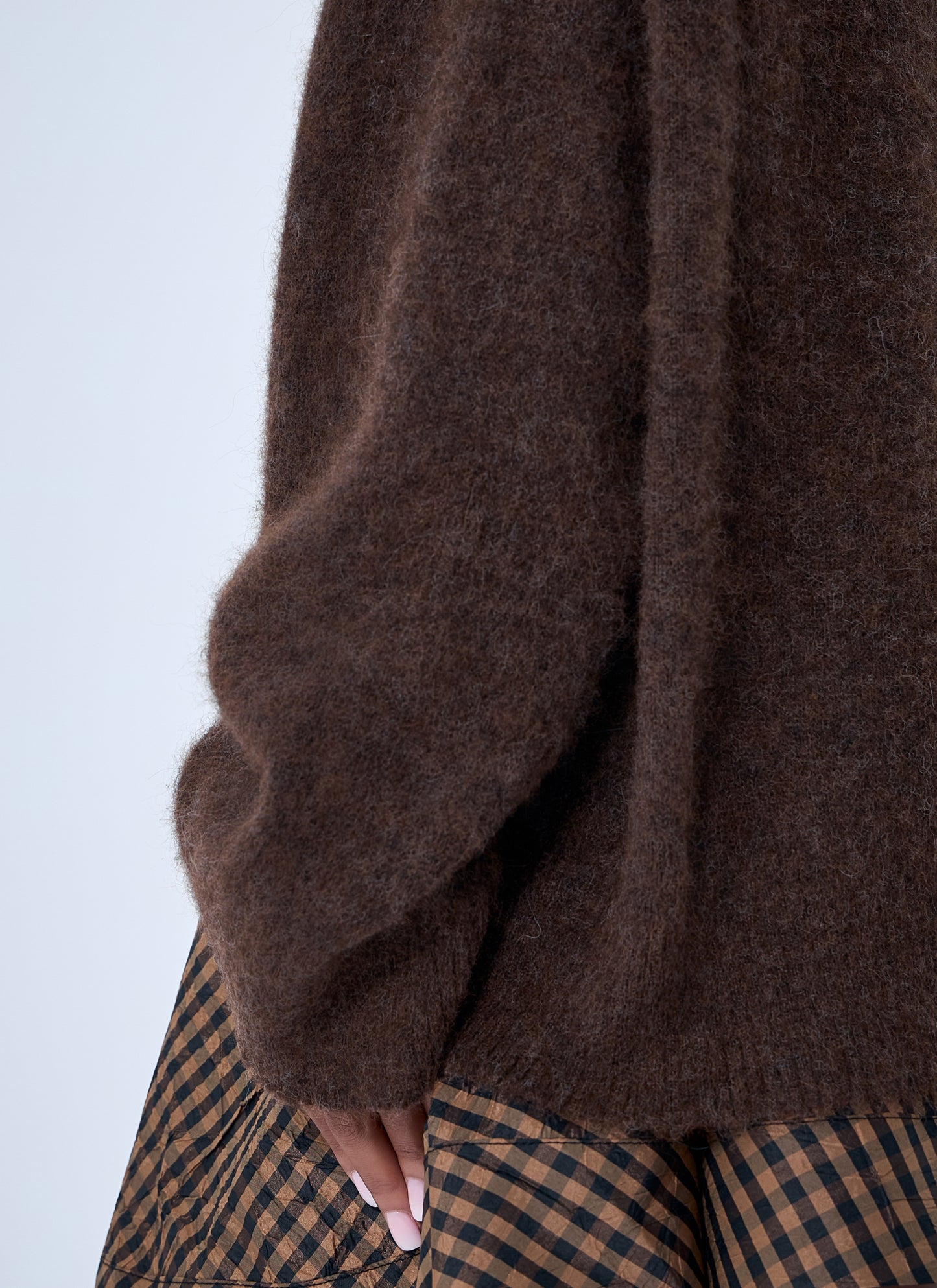 Ganni Women Brushed Knit Sweater GANNI