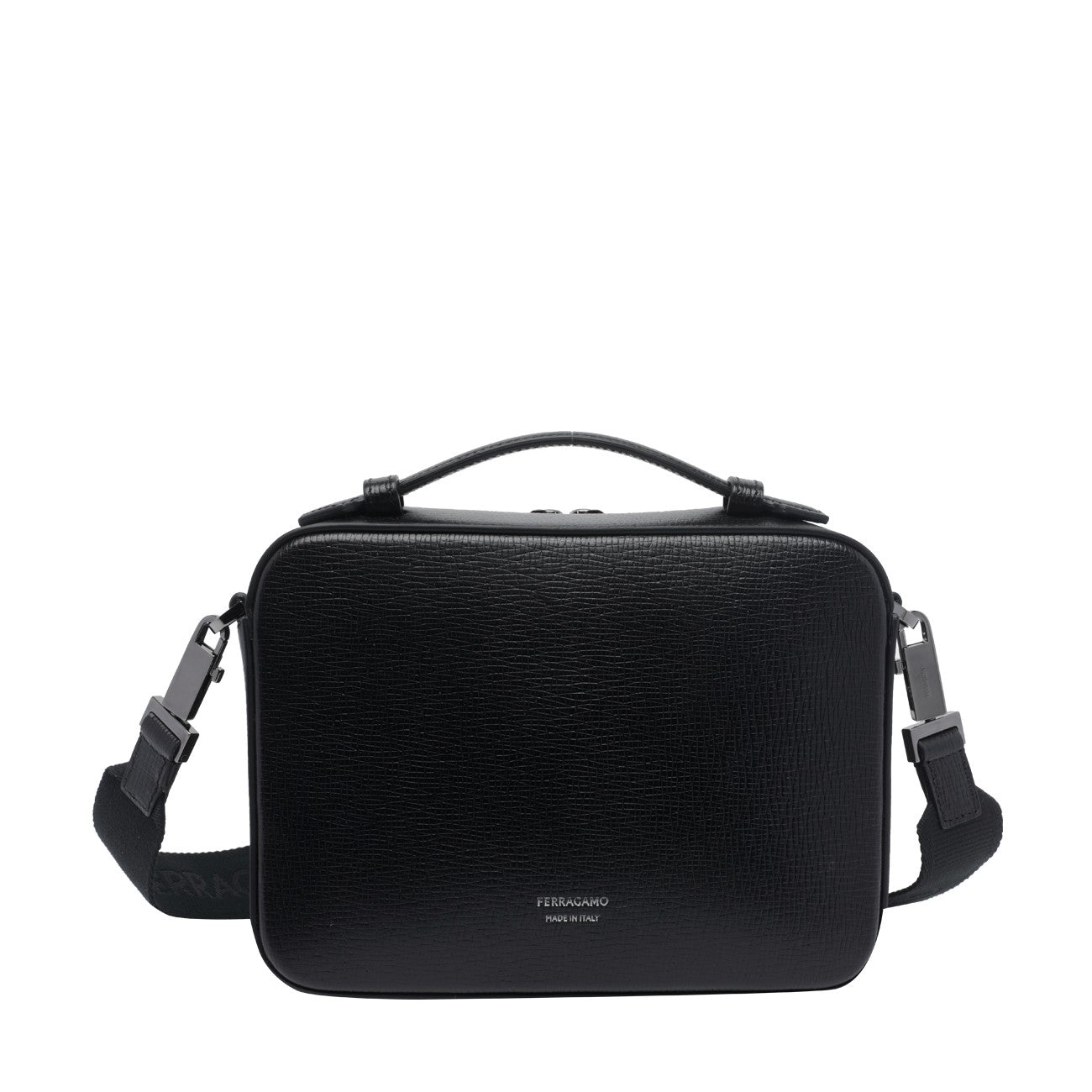 Ferragamo Men Gancini Messenger Bag FERRAGAMO