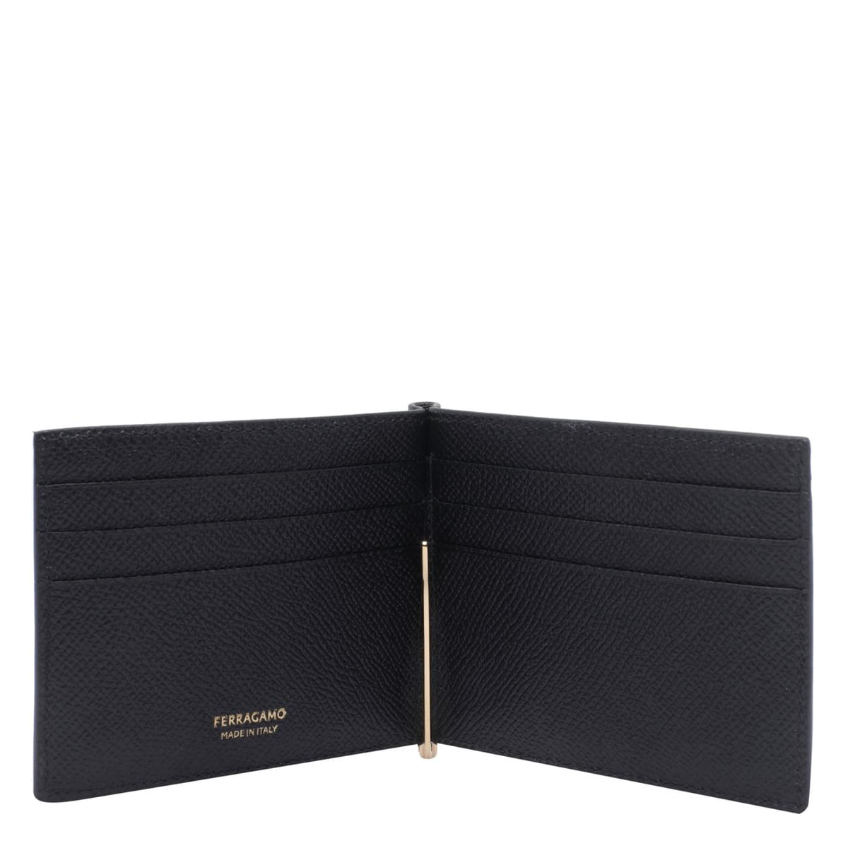 Ferragamo Men Gancini Wallet With Clip FERRAGAMO