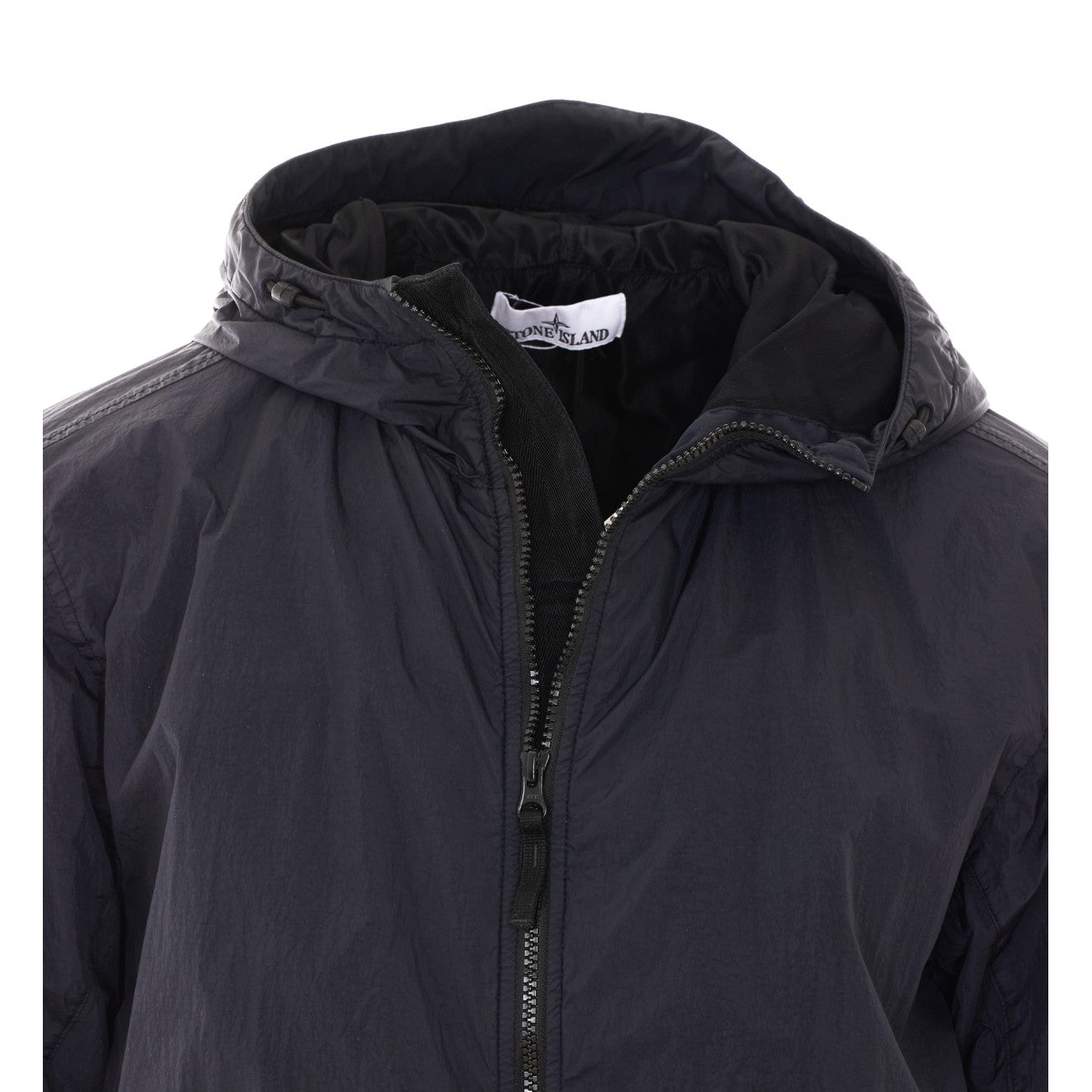Stone Island Men Garment Dyed Crinkle Reps Ny Logo Jacket STONE ISLAND