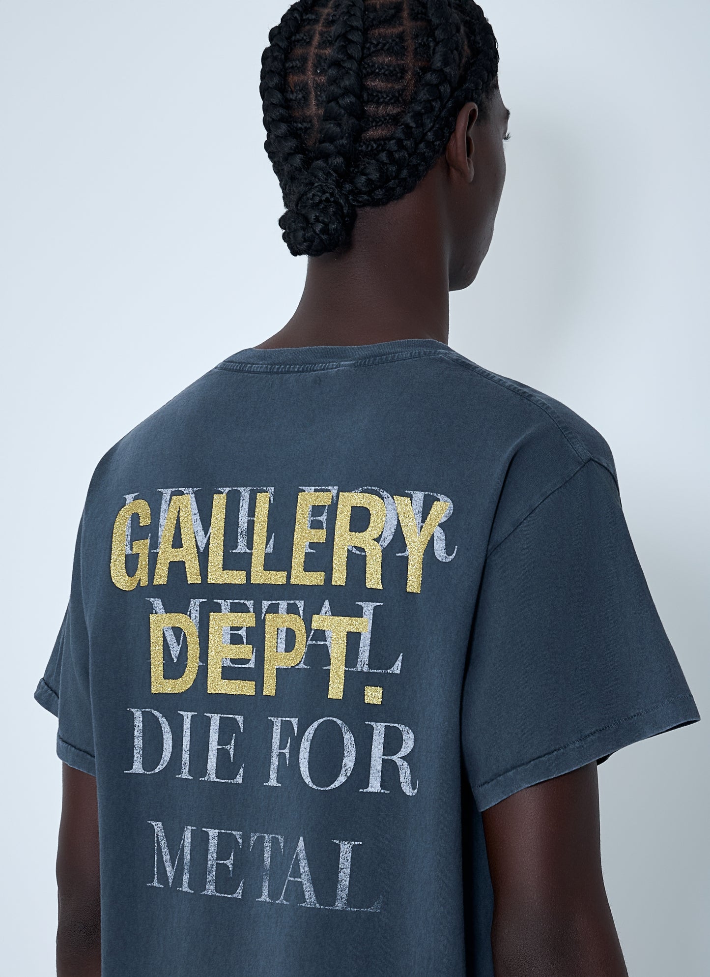 Gallery Dept. Men Logo Motif T-Shirt GALLERY DEPT.