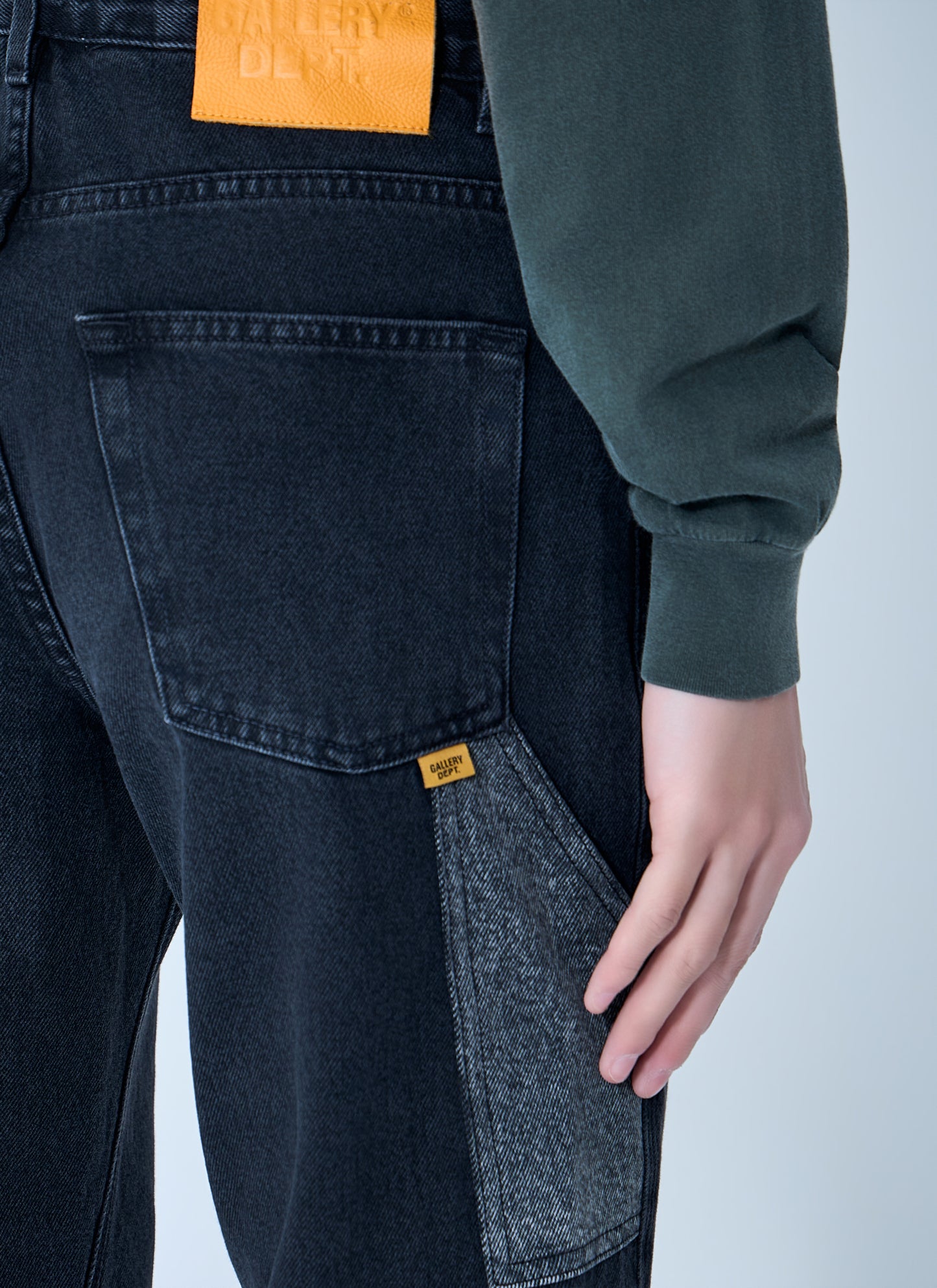Gallery Dept. Men Twisted Wide Leg Jeans GALLERY DEPT.
