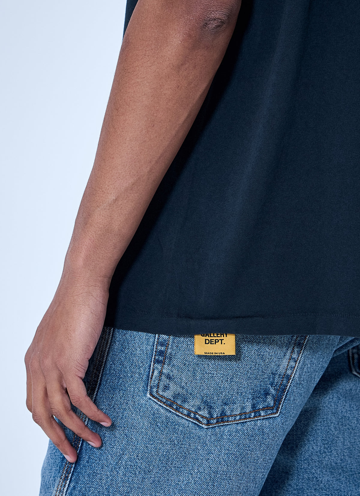 Gallery Dept. Men Logo Print Cotton T-Shirt GALLERY DEPT.