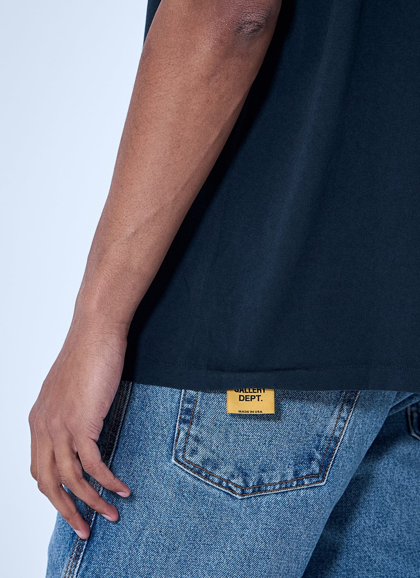 Gallery Dept. Men Logo Print Cotton T-Shirt GALLERY DEPT.