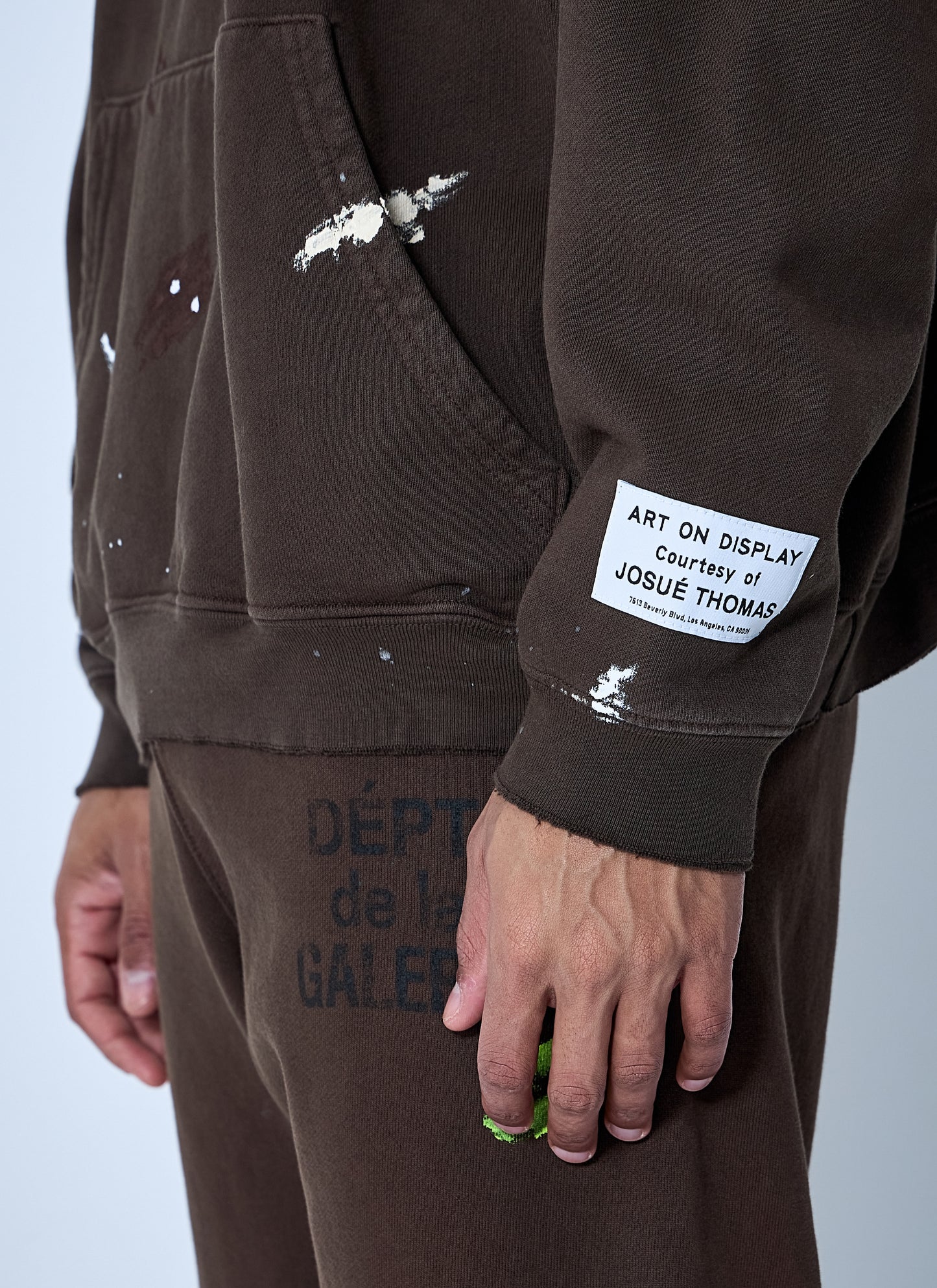 Gallery Dept. Men Abstract Print Hoodie GALLERY DEPT.
