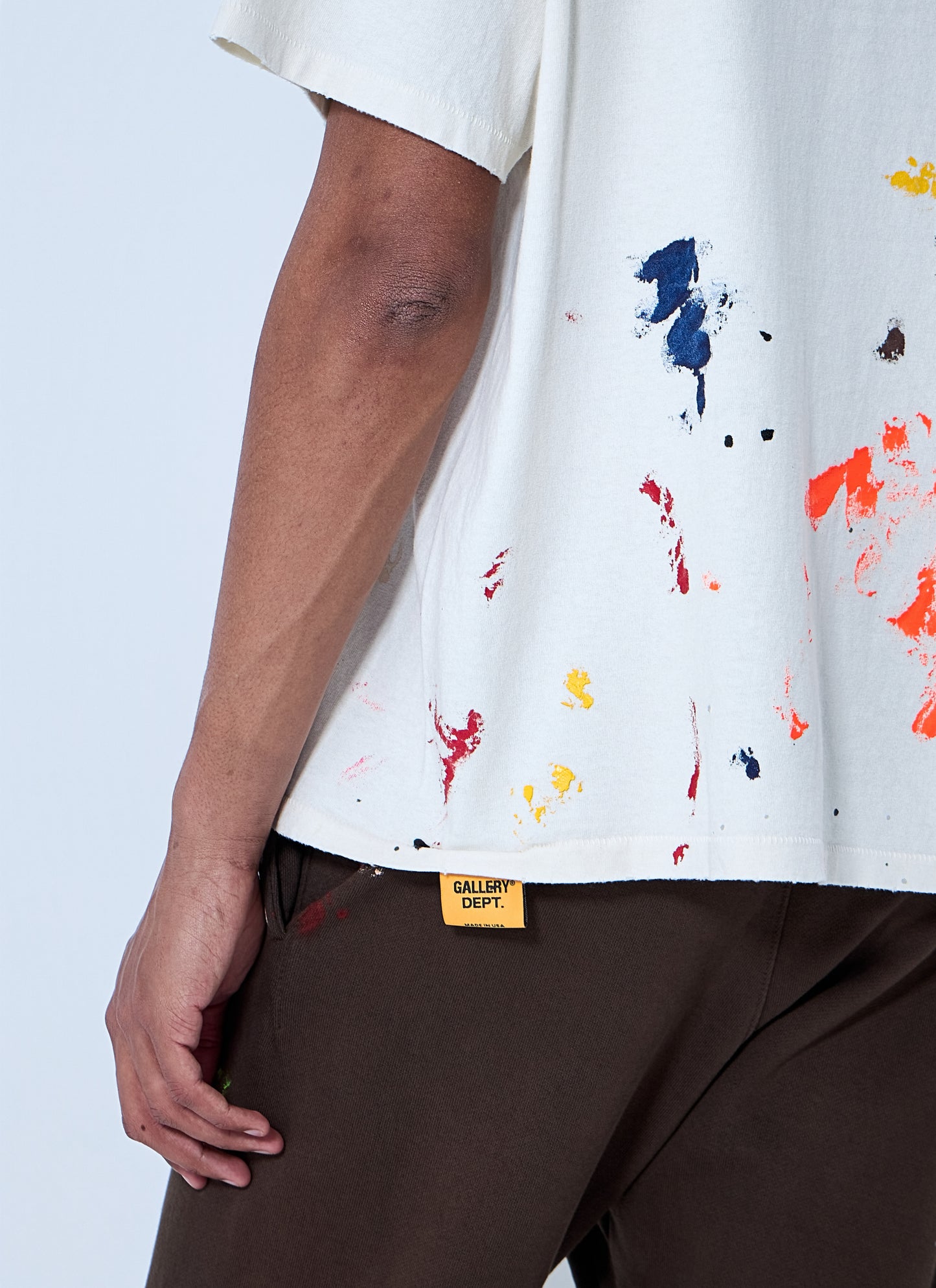 Gallery Dept. Men Abstract Print Cotton T-Shirt GALLERY DEPT.