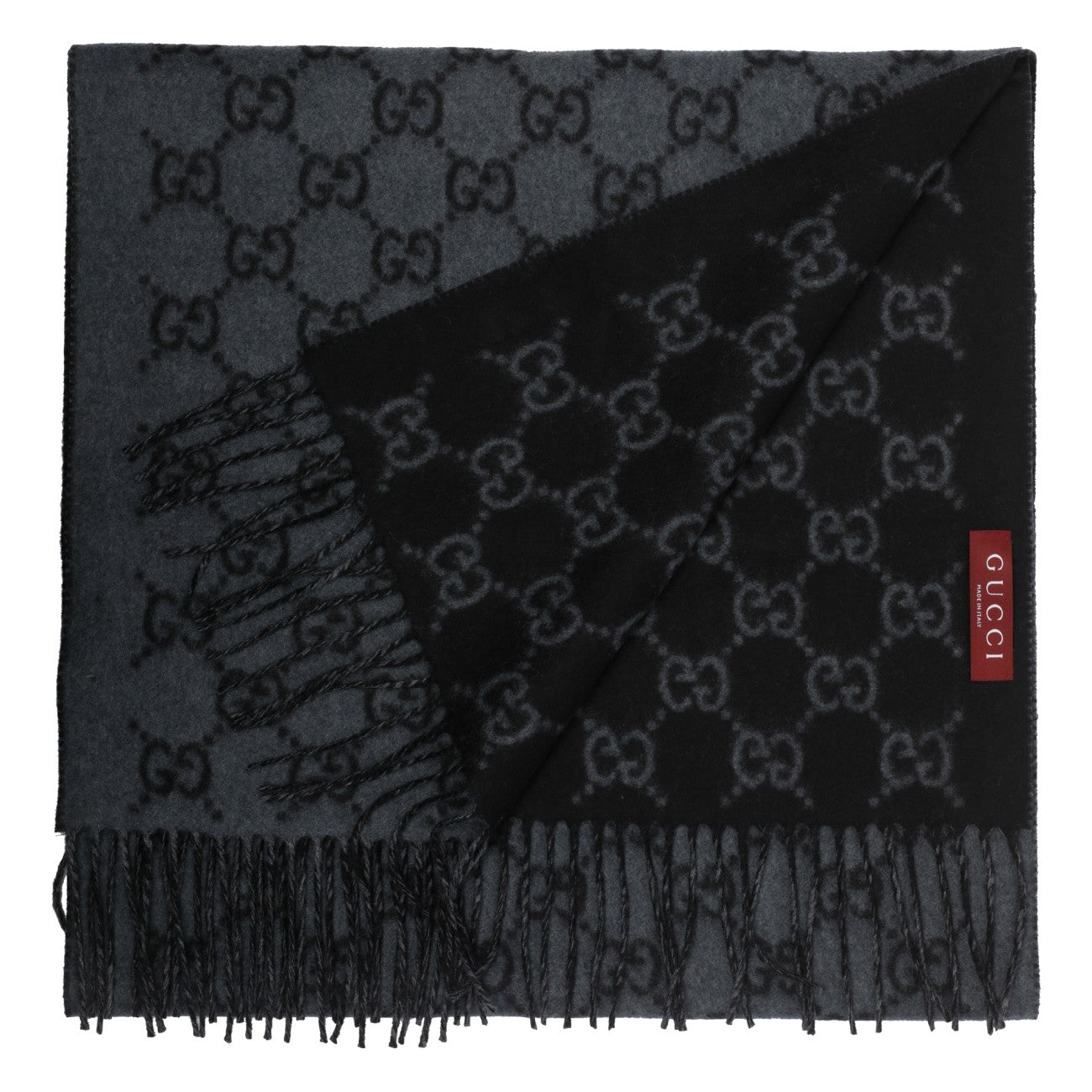 Gucci Men Gg Cashmere Scarf GUCCI