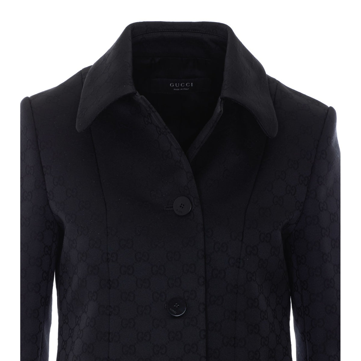 Gucci Women Gg Jacquard Viscose Coat GUCCI