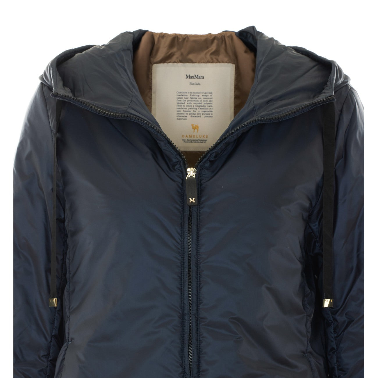 S Max Mara Women Greenh The Cube Padded Jacket With Drip-Proof Canvas S MAX MARA