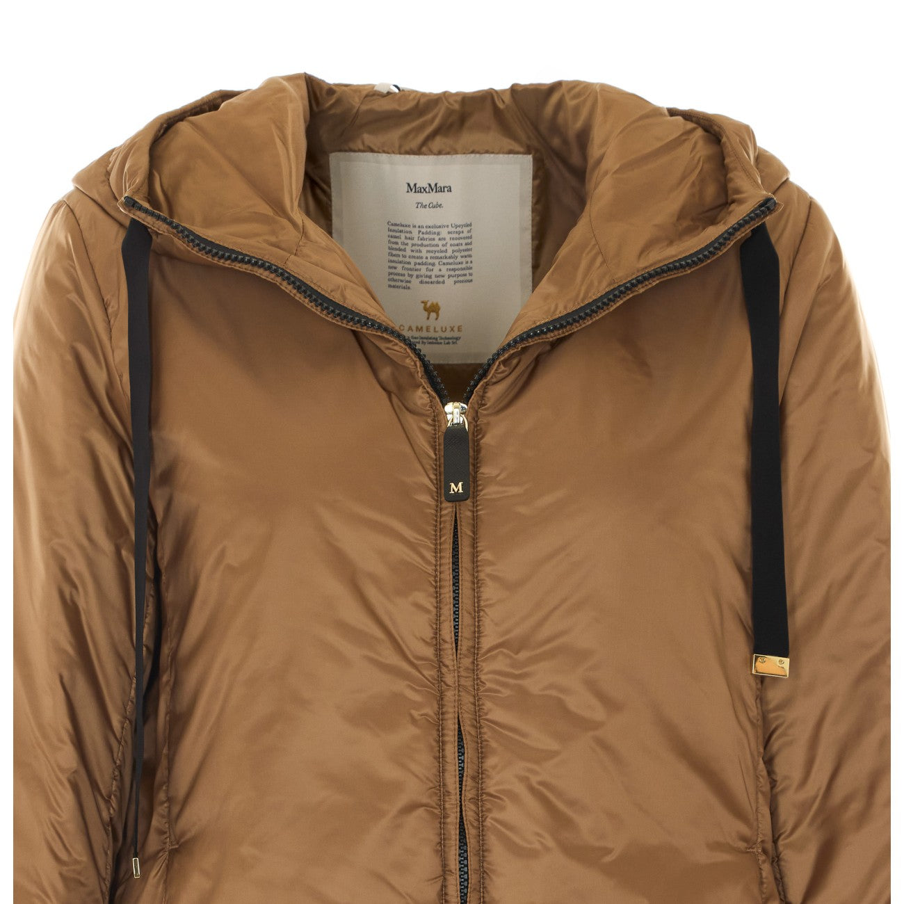 S Max Mara Women Greenh The Cube Padded Jacket With Drip-Proof Canvas S MAX MARA