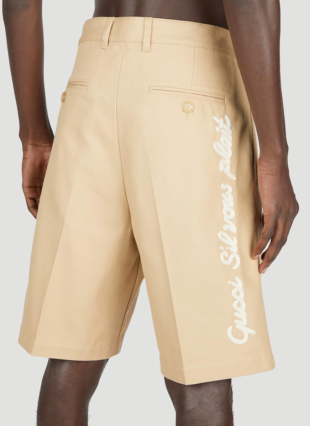 Gucci Men Folded Pleat Shorts GUCCI