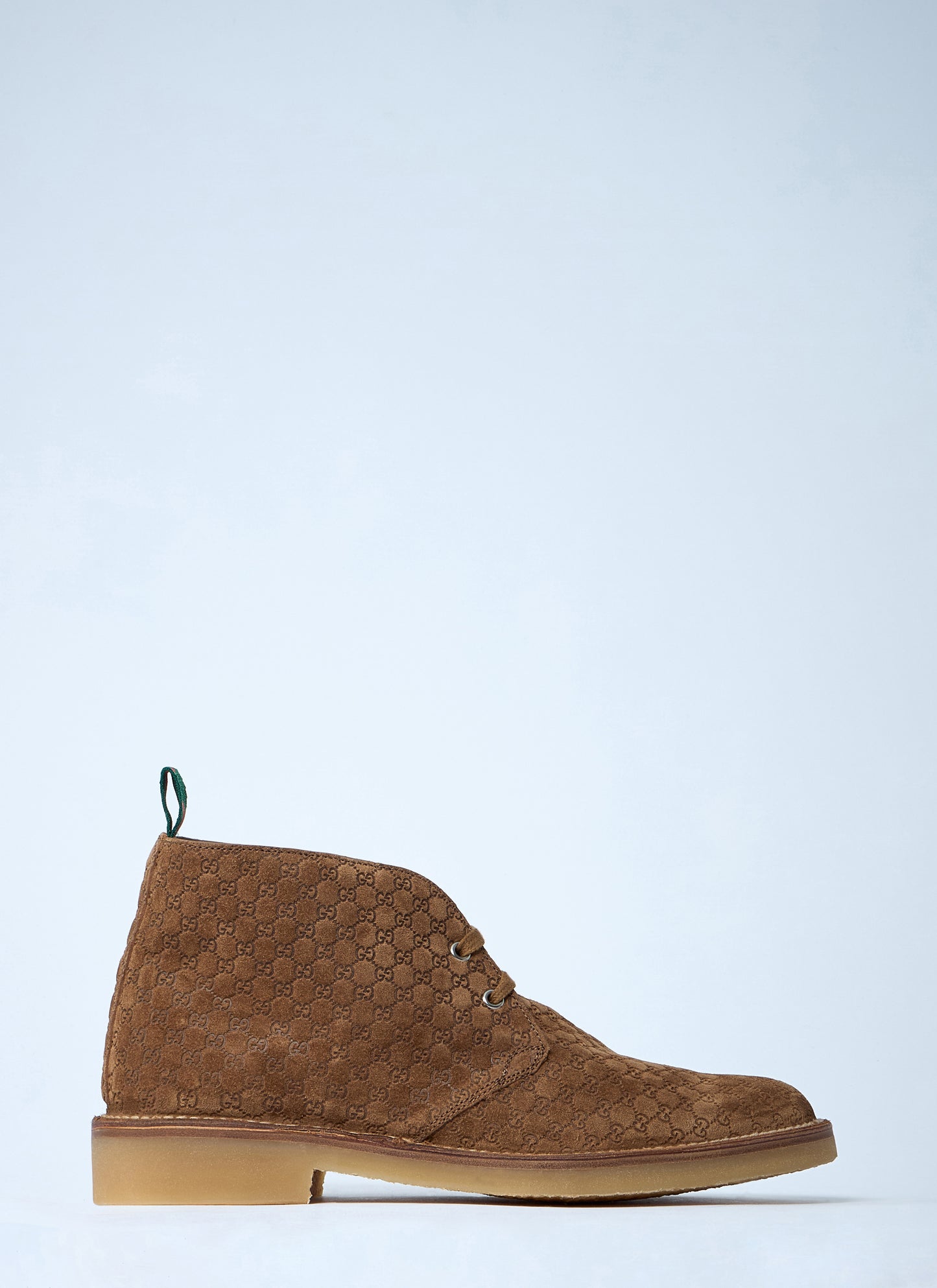 Gucci Men Gg Suede Boots GUCCI