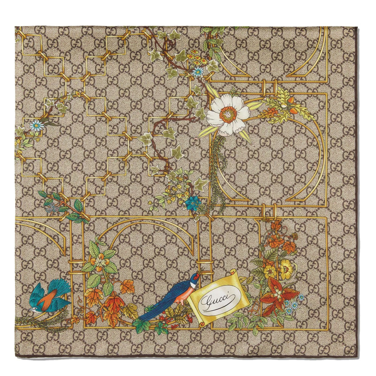 Gucci Women Gucci Floreale Print Silk Twill Carre' GUCCI