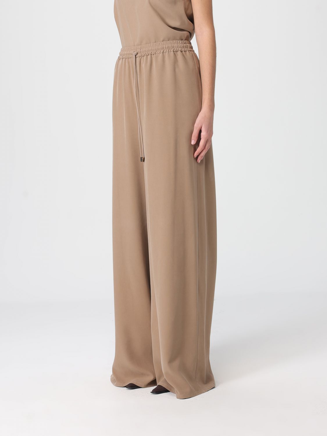Max Mara Pants Woman Brown MAX MARA
