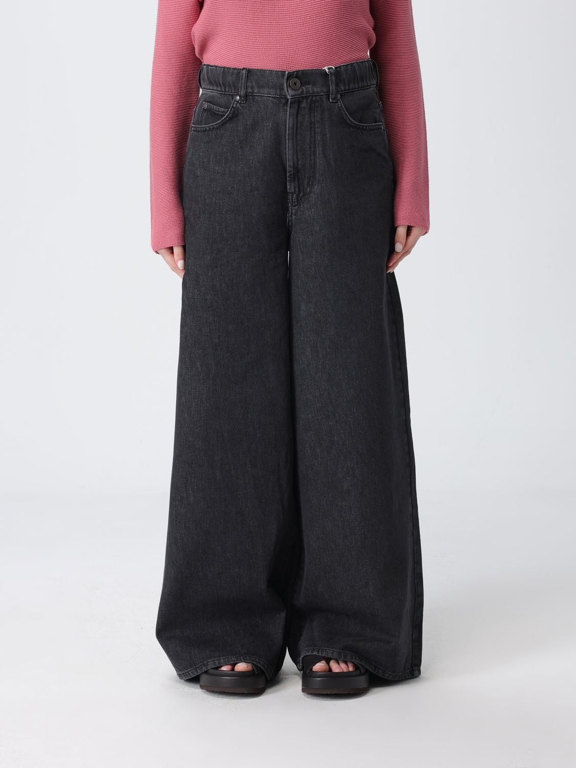 Weekend Max Mara Jeans Woman Black WEEKEND MAX MARA