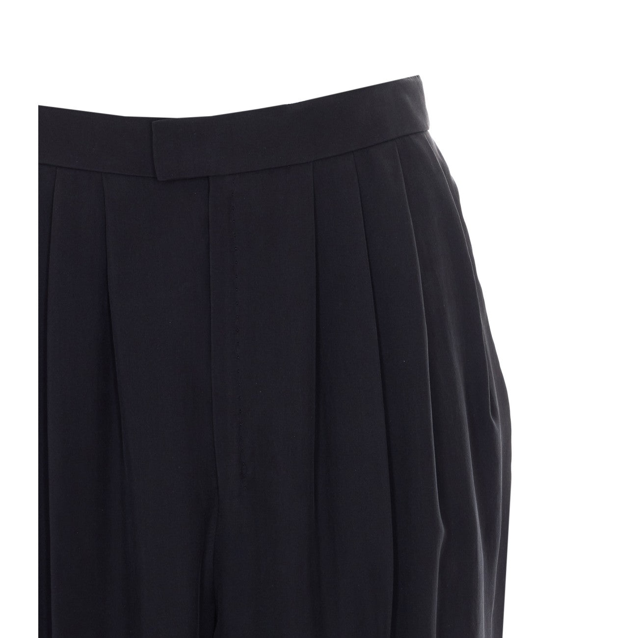 Saint Laurent Women Habutai Silk Pants SAINT LAURENT