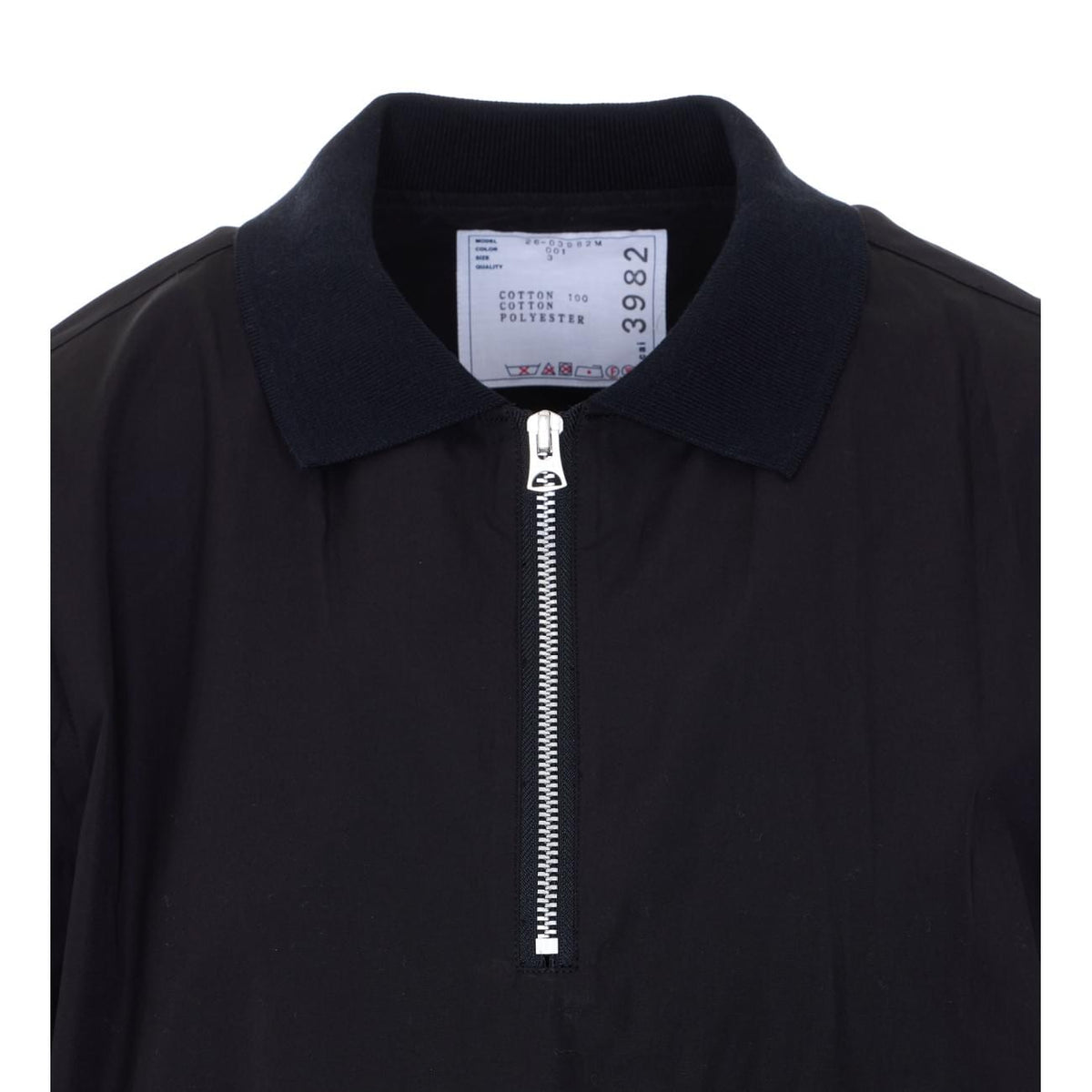 Sacai Men Half Zip Polo SACAI