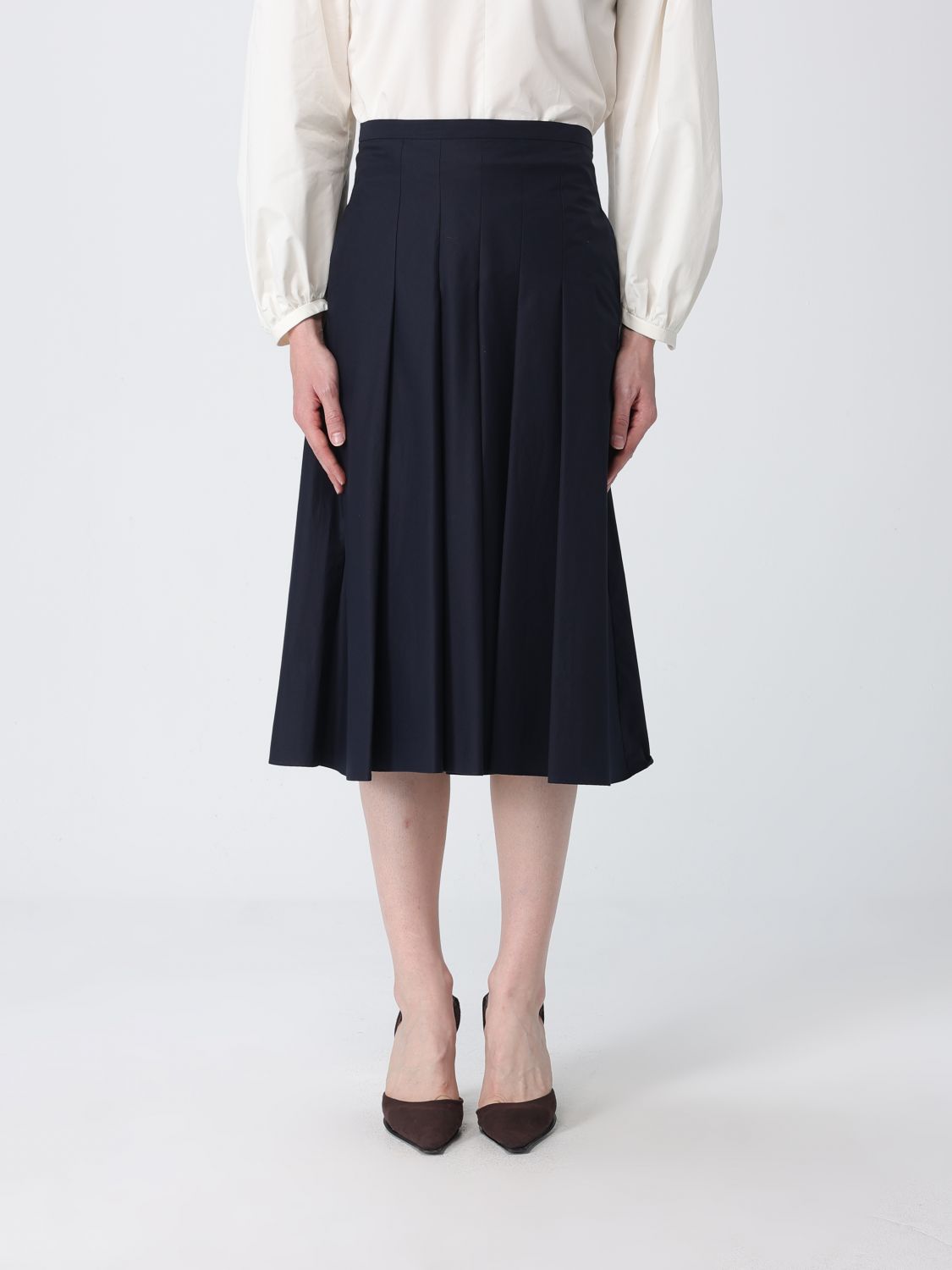 Max Mara Studio Skirt Woman Blue 1 MAX MARA STUDIO