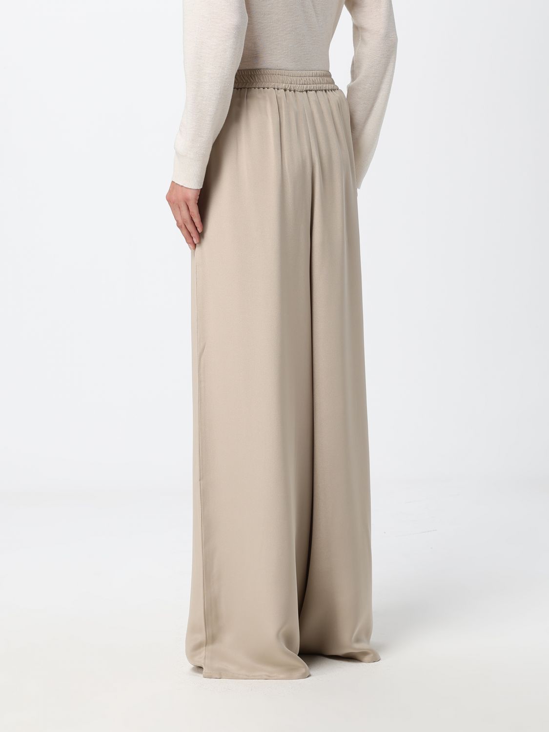 Max Mara Pants Woman Grey MAX MARA