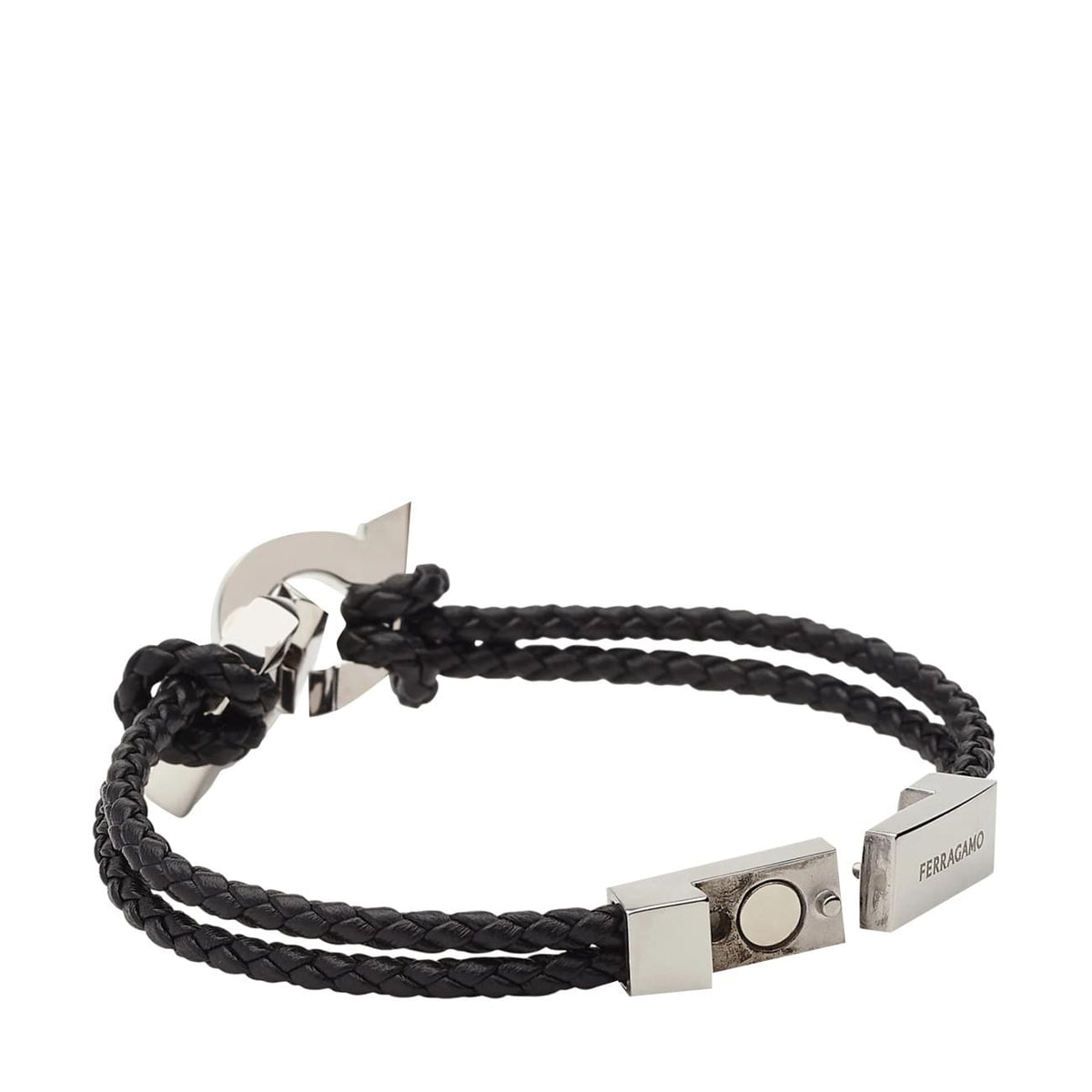 Ferragamo Men Intertwined Gancini Bracelet FERRAGAMO