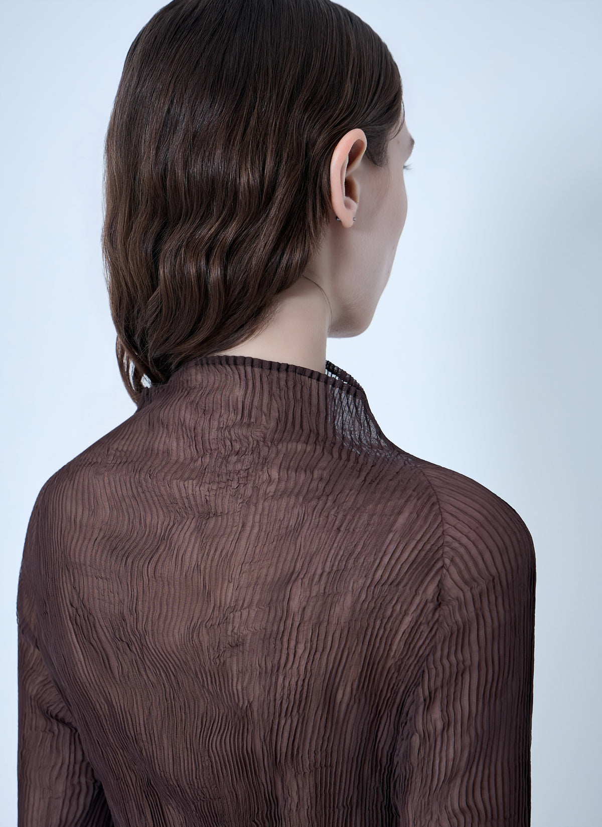 Issey Miyake Women Chiffon Twist Top ISSEY MIYAKE