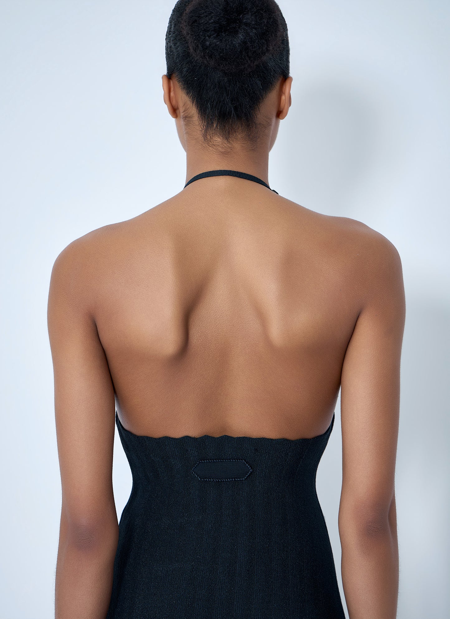 Jacquemus Women Halterneck Ribbed Knit Dress JACQUEMUS