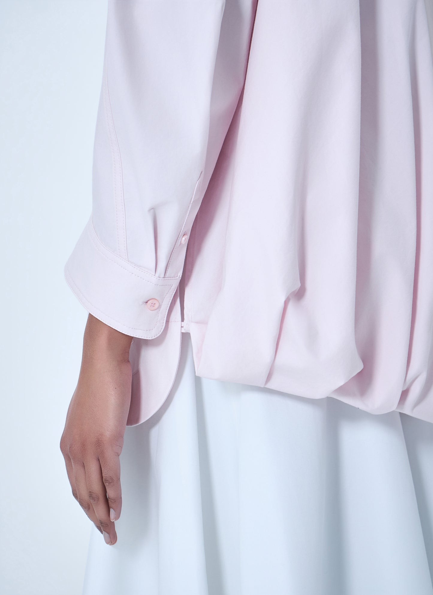 Jacquemus Women Structured Cotton Poplin Blouse JACQUEMUS