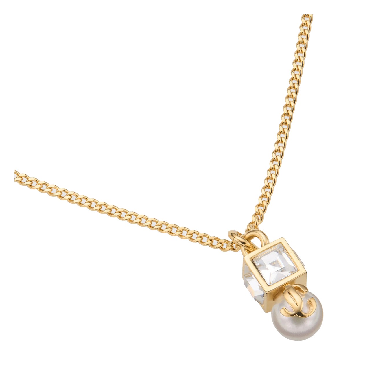 Jimmy Choo Women Jc Pearl Cube Necklace JIMMY CHOO