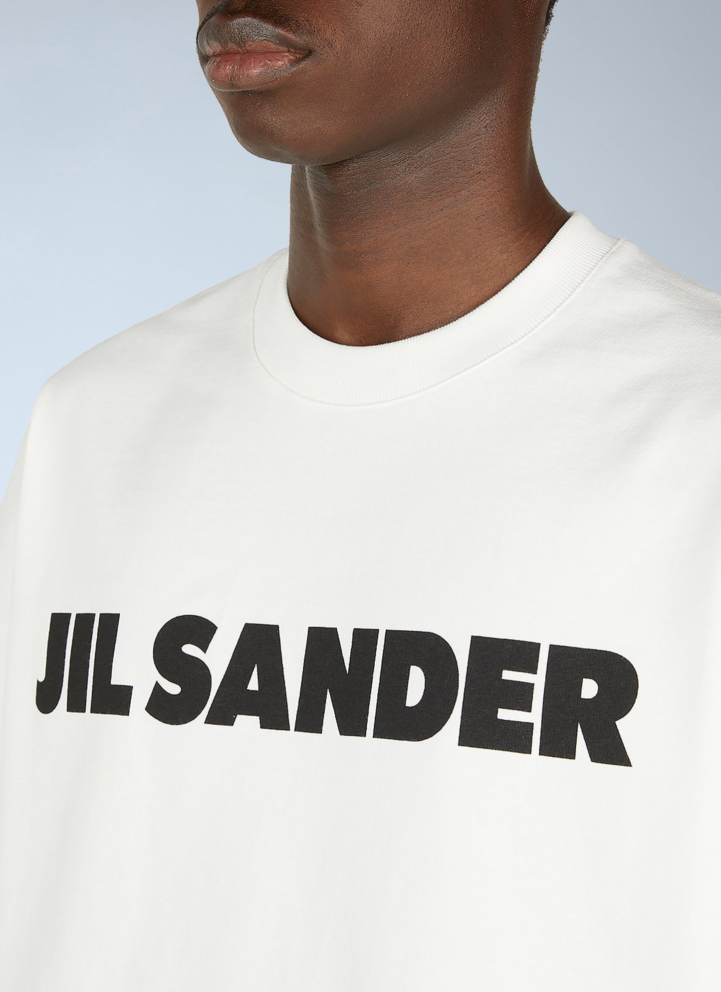 Jil Sander Men Logo Print T-Shirt JIL SANDER