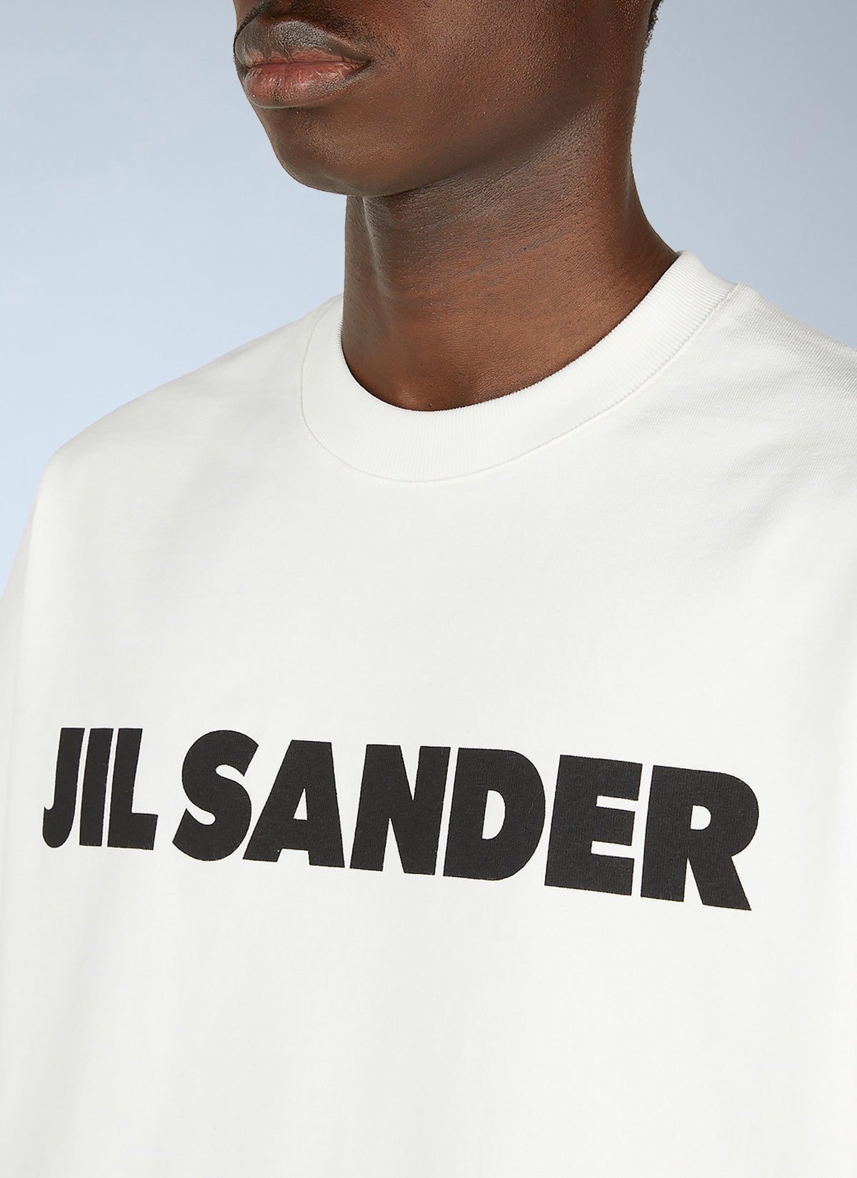 Jil Sander Men Logo Print T-Shirt JIL SANDER