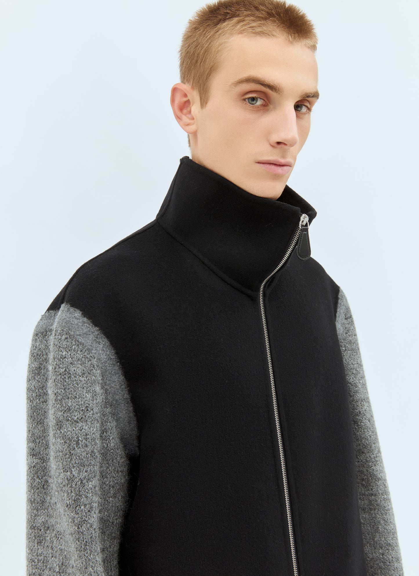Jil Sander Men Knit-Sleeves Wool Jacket JIL SANDER