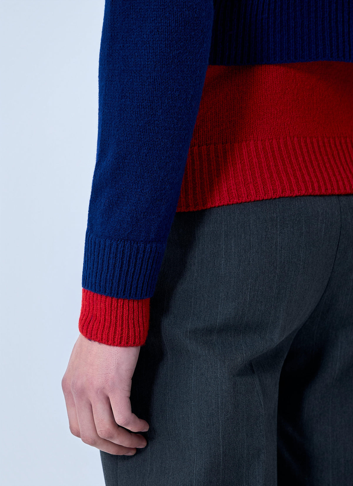 Jil Sander Men Layered Knit Sweater JIL SANDER