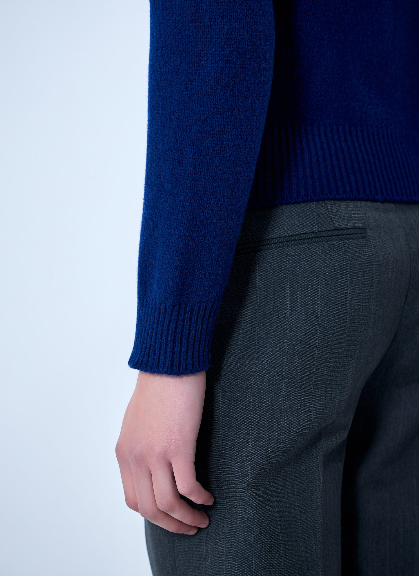 Jil Sander Men Zip-Up Wool Knit Cardigan JIL SANDER