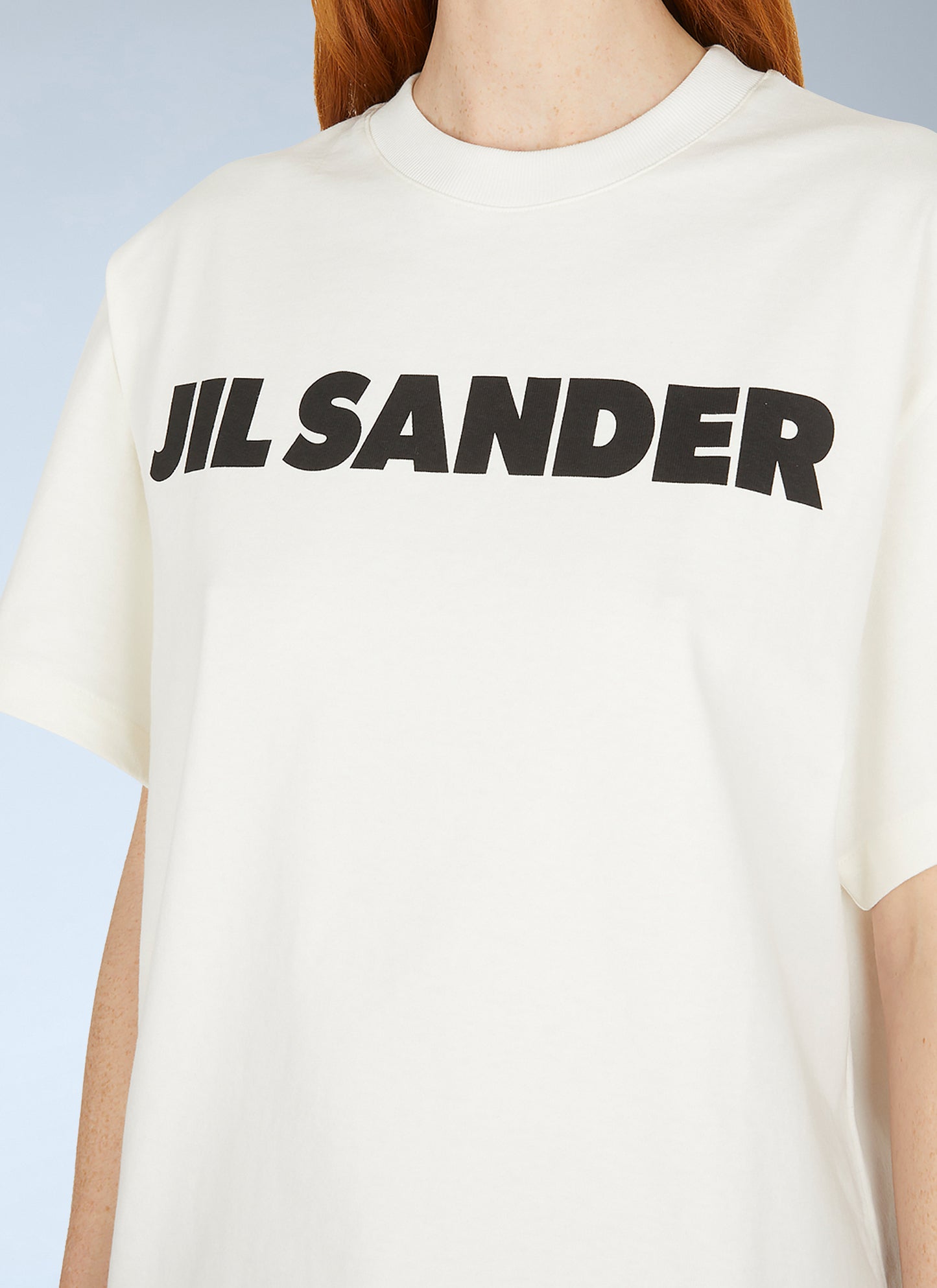 Jil Sander Women Logo Print T-Shirt JIL SANDER
