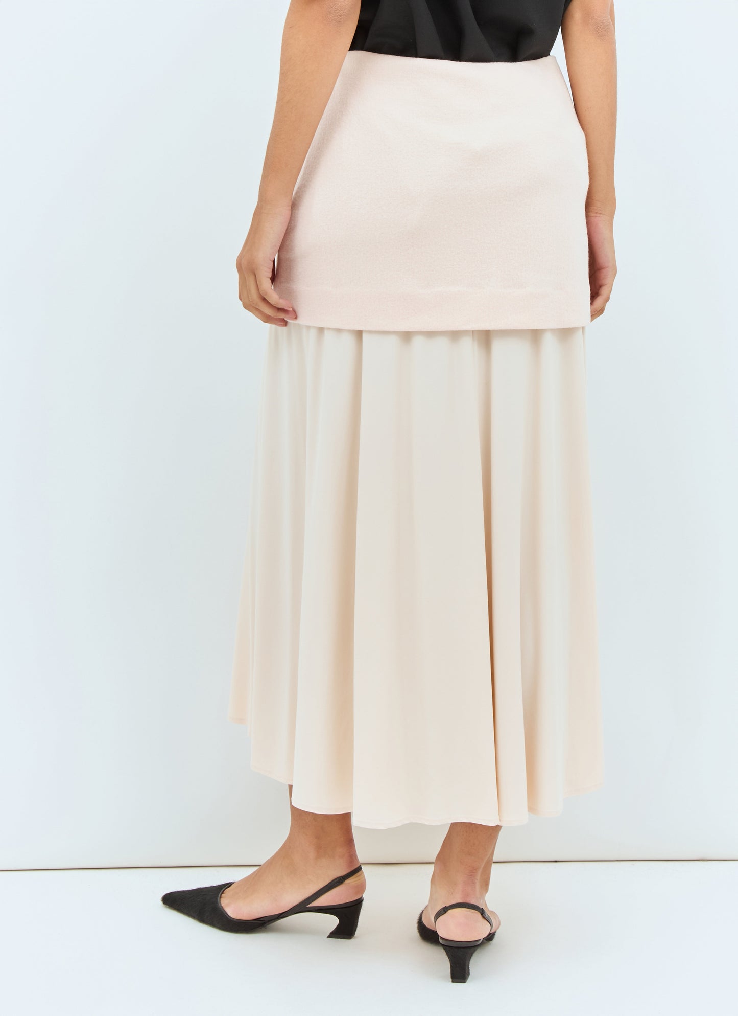 Jil Sander Women Layered Midi Skirt JIL SANDER