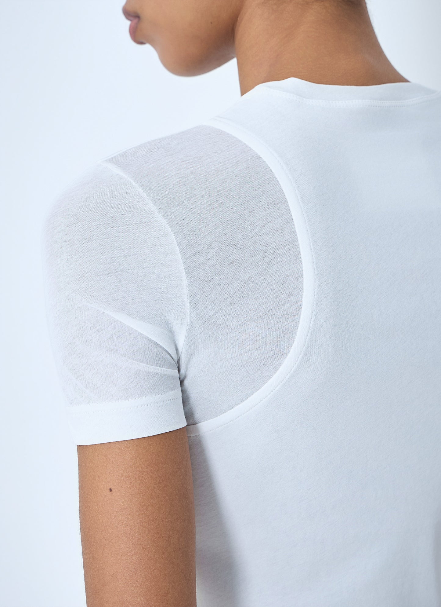 Jil Sander Women Crew Neck Fitted T-Shirt JIL SANDER
