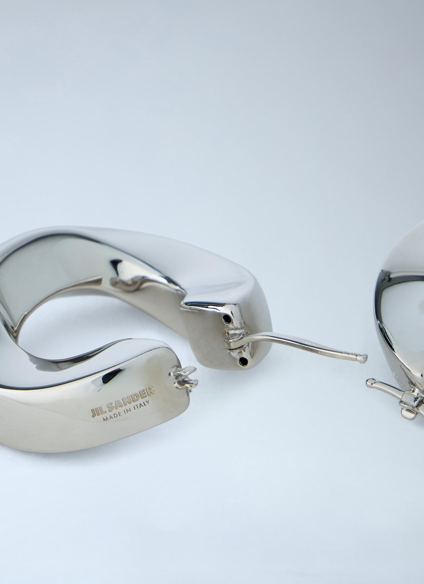Jil Sander Women Sculpted Hoop Earrings JIL SANDER