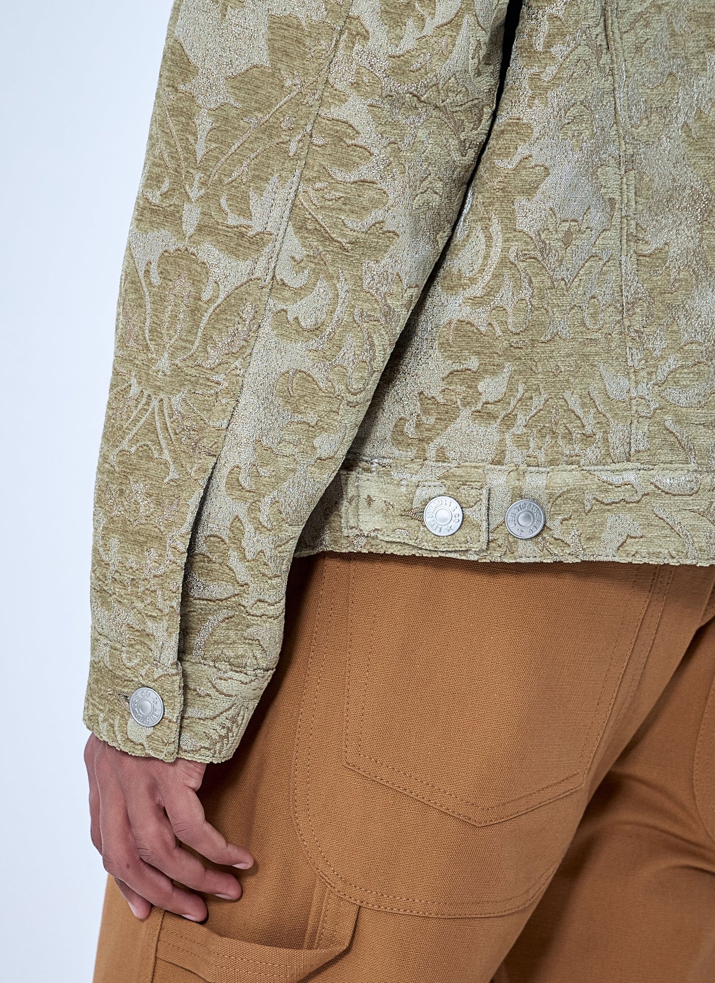 Junya Watanabe Men Patterned Denim Jacket JUNYA WATANABE