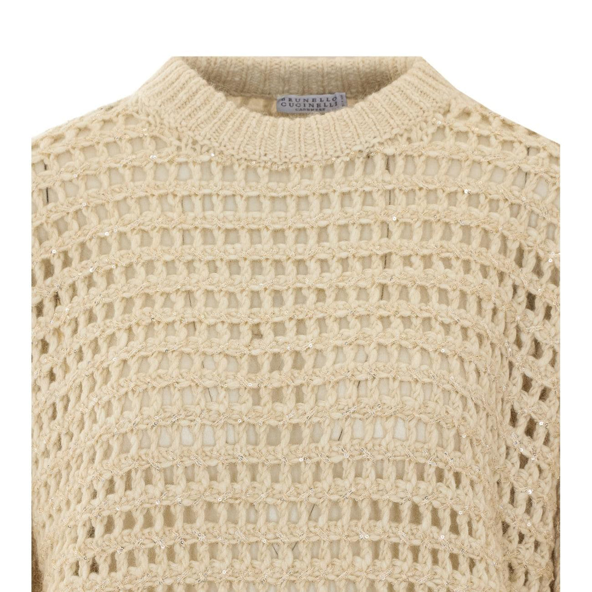Brunello Cucinelli Women Knitted Net Sweater BRUNELLO CUCINELLI