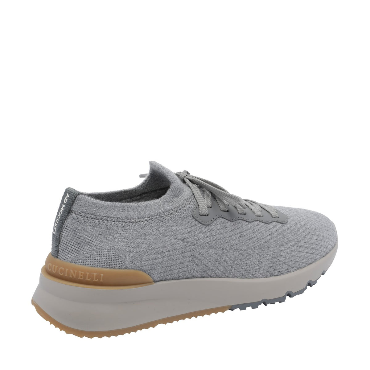 Brunello Cucinelli Men Brunello Cucinelli Men Knitted Runner Sneakers With Logo BRUNELLO CUCINELLI