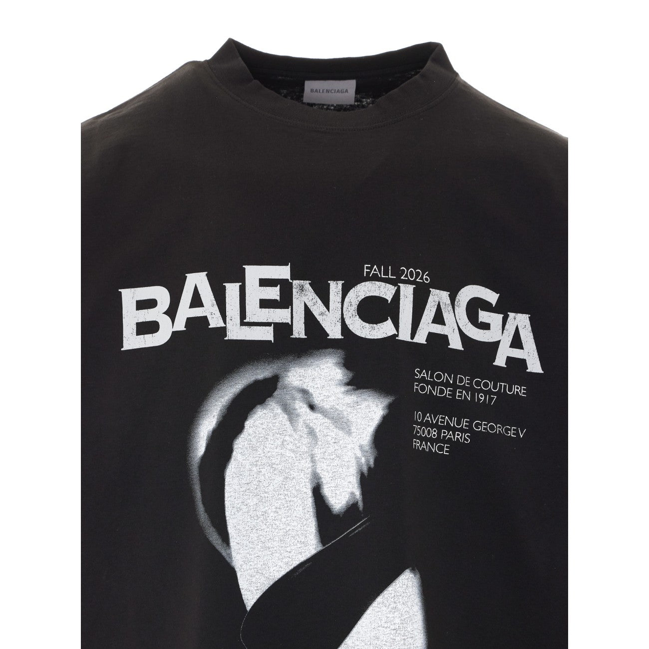 Balenciaga Men Lady In Shades Oversize T-Shirt BALENCIAGA