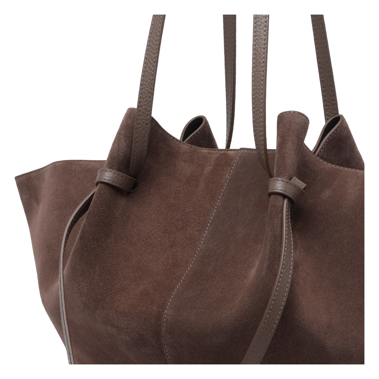 Yuzefi Women Large Suede Mochi Shoulder Bag YUZEFI