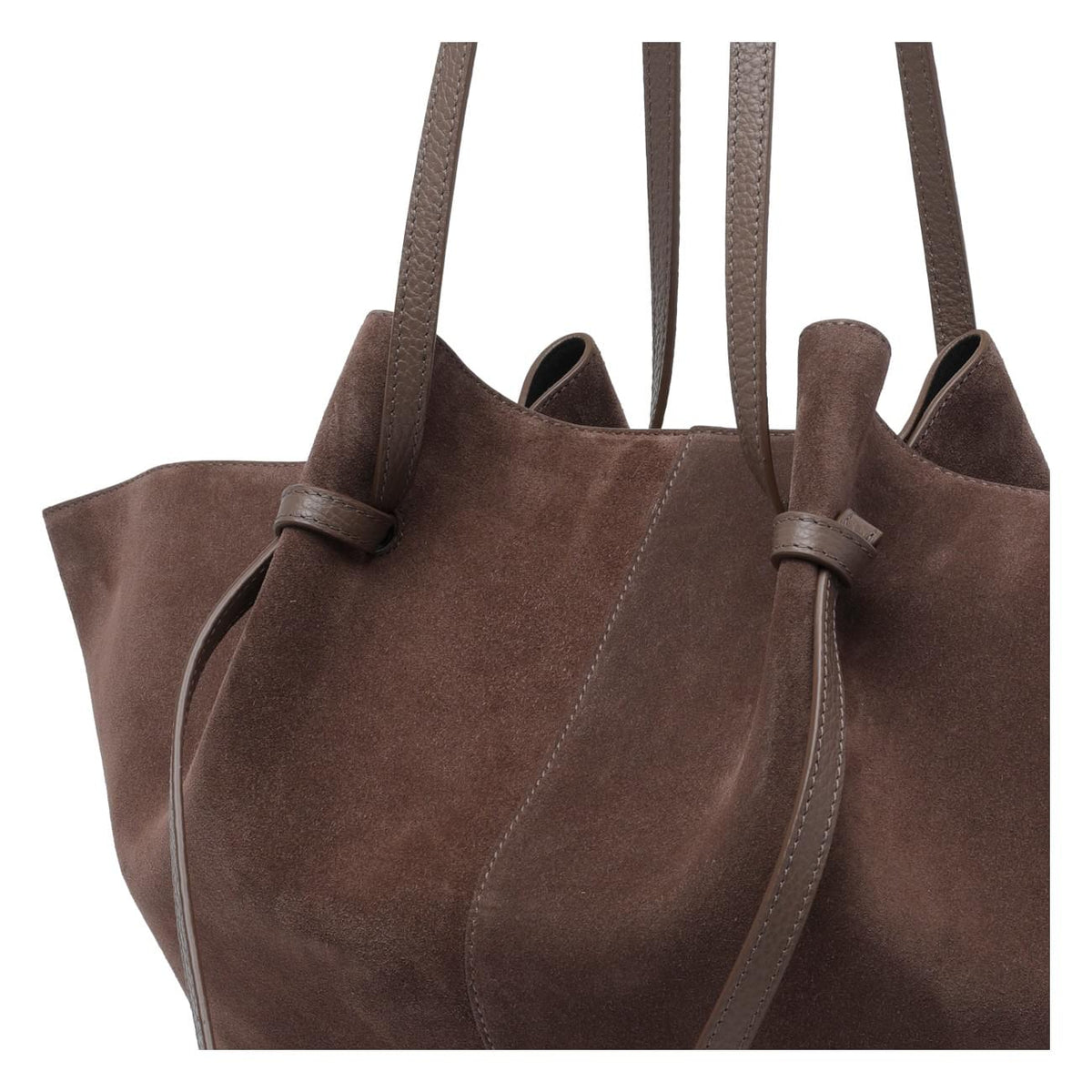 Yuzefi Women Large Suede Mochi Shoulder Bag YUZEFI