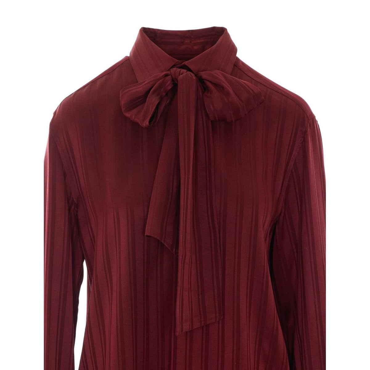 Saint Laurent Women Lavalliere Cassandre Shirt SAINT LAURENT