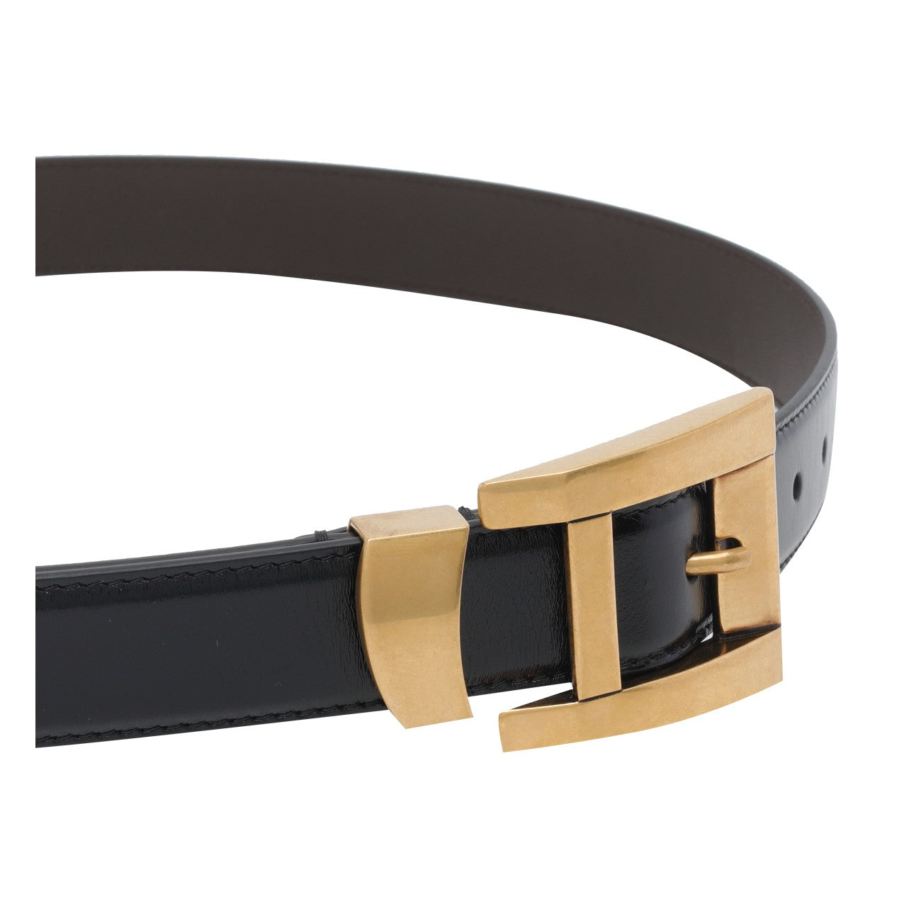 Versace Women Leather Belt With Versace Logo VERSACE